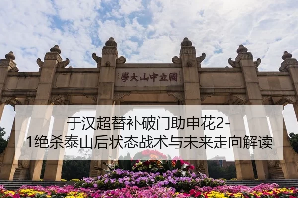 于汉超替补破门助申花2-1绝杀泰山后状态战术与未来走向解读
